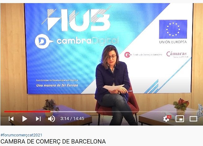 forumcomerc_cat's tweet photo. La Sra. Rosa Marín (Tècnica de Comerç de la @cambrabcn), ens parla del present i futur del comerç local (Hub Digital).
Ho pots veure el YouTube ➡️ forumcomerçcat2021 a la secció de PONÈNCIES.
#FORUMCOMERCCAT2021
#comerçlocal
#comercdeproximitat
@igualadacomerc https://t.co/O0EwfhO5F6