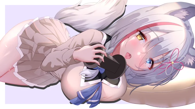 お耳舐めなめのイラスト描いたよ!
フェチポインツは太ももです!

skebでのご依頼でした、ありがとうございました!! 
