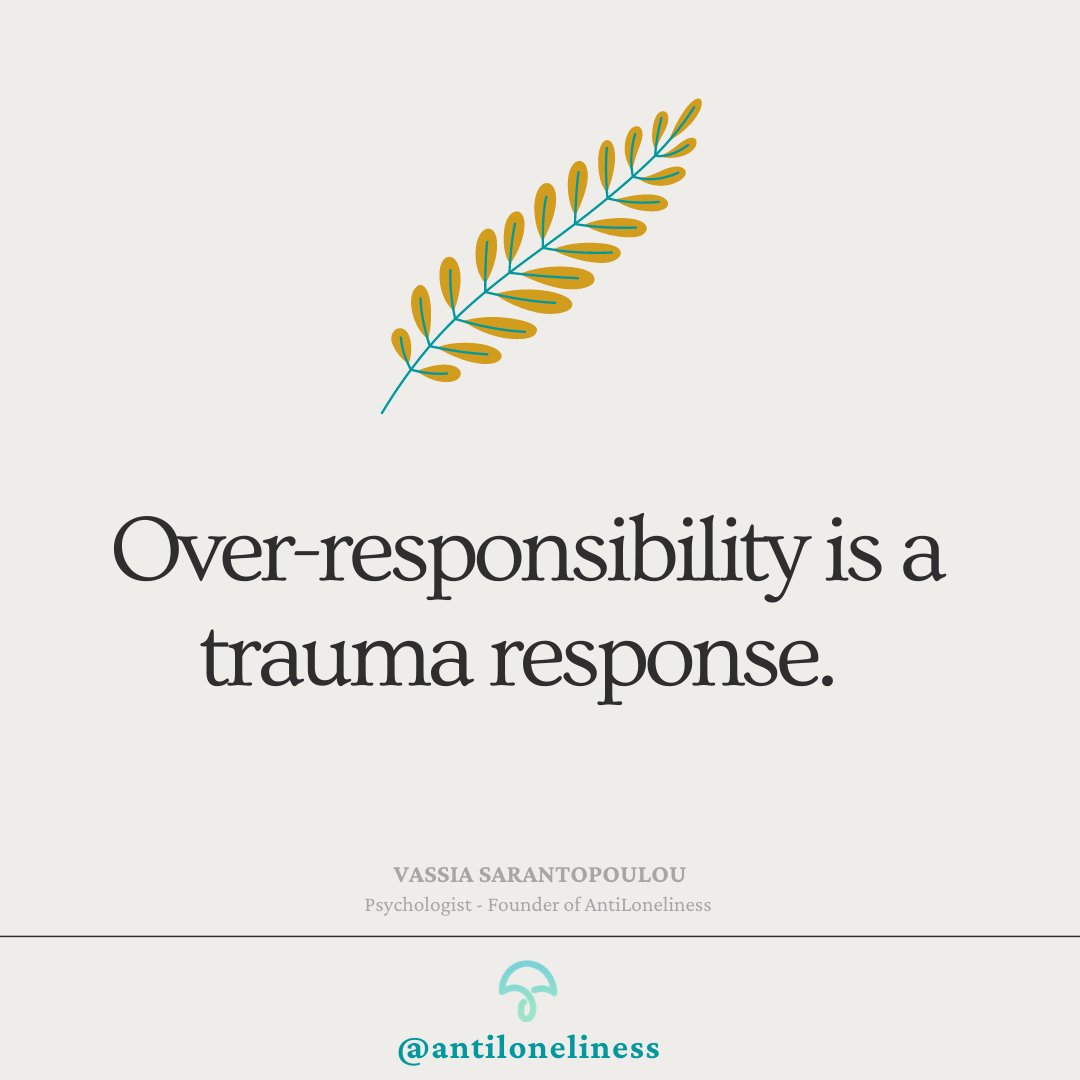 When you have been around adults that they neglect your own emotional needs and they focus only on theirs, you learn that THEIR needs are YOUR responsibility. 

#overresponsibility #trauma #traumaresponse #innerchild #EmotionalDeprivation #emotionalneeds #EmotionalNeglect