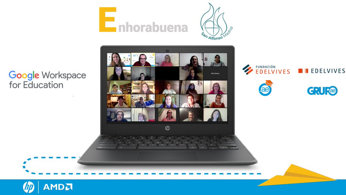 Buenos días y enhorabuena a <a href="/csanalfonso/">Colegio San Alfonso</a> por su formación en competencia digital: Pedagogía Digital, en <a href="/GoogleForEdu/">Google for Education</a>, con <a href="/ejruizgarcia/">𝙴𝚍𝚞𝚊𝚛𝚍𝚘 𝚁𝚞𝚒𝚣</a> <a href="/Fatima_DelgadoM/">Fátima Delgado</a> en #CampusEdelvives_AE, de la mano de <a href="/FundacEdelvives/">Fundación Edelvives</a> <a href="/Edelvives/">Edelvives</a> <a href="/AMD/">AMD</a> <a href="/HPEspana/">hpespana</a>