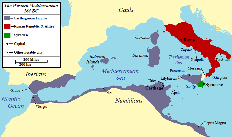 DrPnygard's tweet photo. On this day in 241 B.C., two decades of conflict between two Mediterranean superpowers ended as the fleet of the #RomanRepublic captured or destroyed half of the fleet of #Carthage. Though the #FirstPunicWar was over, two more wars between these nations remained on the horizon. https://t.co/TELZSeMokp