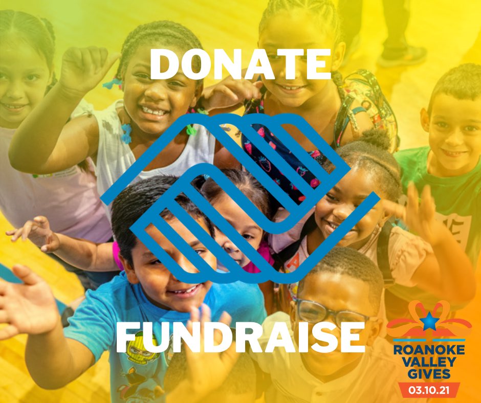 Help support the <a href="/BGCSWVA/">Boys & Girls Clubs of Southwest Virginia</a> for #RVGives21!💙

Our kids need your help now more than ever! Just $30 provides one week of full-day Virtual Academy support during COVID-19. 

DONATE or FUNDRAISE here: rvgives.org/organizations/…
