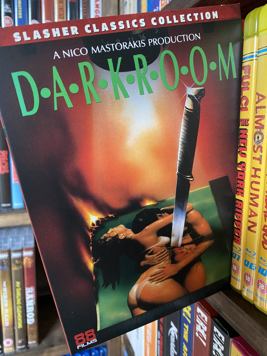 RobertS_1975's tweet photo. 📦 mail 💿 Darkroom @88_Films #slasher #darkroom #nicomastorakis #madkiller #slasherclassicscollection #48 #88 #bluray #bluraycollection #bluraycollector https://t.co/7WfjZgG6y1