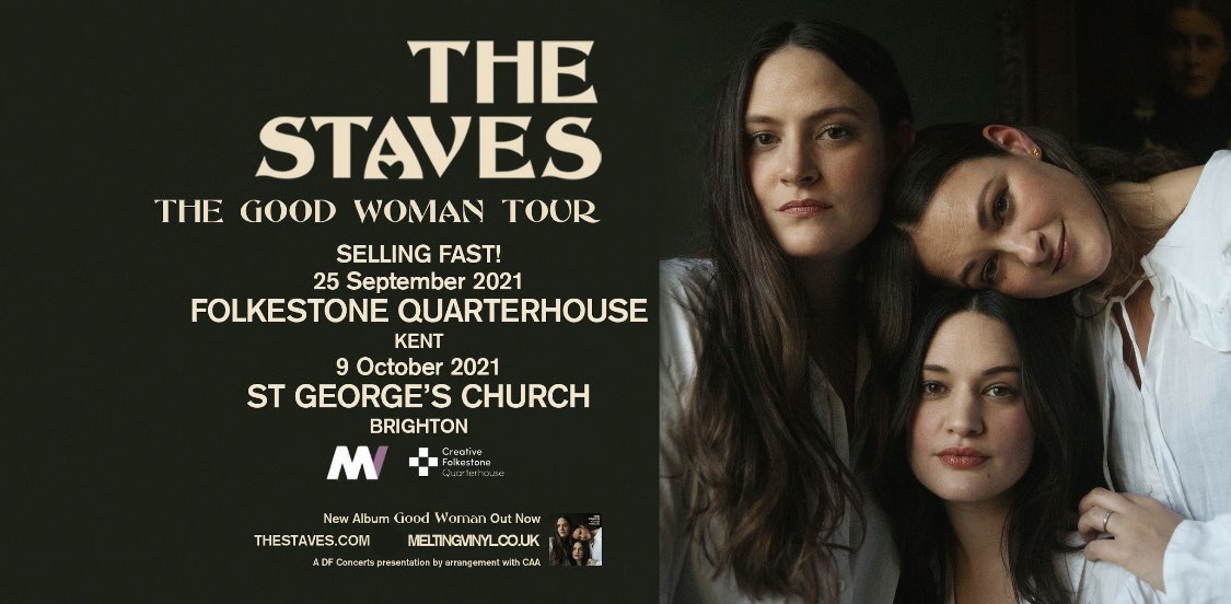 We are thrilled to be presenting <a href="/thestaves/">The Staves</a> not only <a href="/StGeorgesEvents/">St George's Church</a> but also <a href="/Quarterhouse_UK/">Folkestone Quarterhouse</a> with <a href="/CreativeFstone/">Creative Folkestone</a> 🥳

Tix: creativefolkestone.org.uk/whats-on/melti…

seetickets.com/event/the-stav…