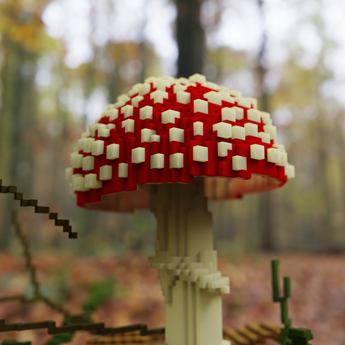Mushroom #magicavoxel