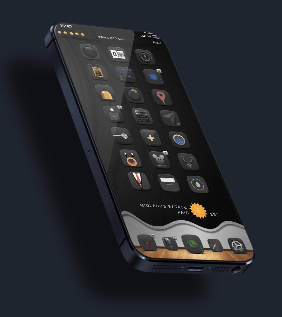hermoter's tweet photo. Icons and inspiration by @kleinmone
Dock prepared with #Showdock shortcut by @JCRocky5 @SeanKly and @Attairdu57slm
Wooden dock by @SteveMeyer420
AE by @djAndjess8
Credit to the rest where due https://t.co/l8mAeVPvmu