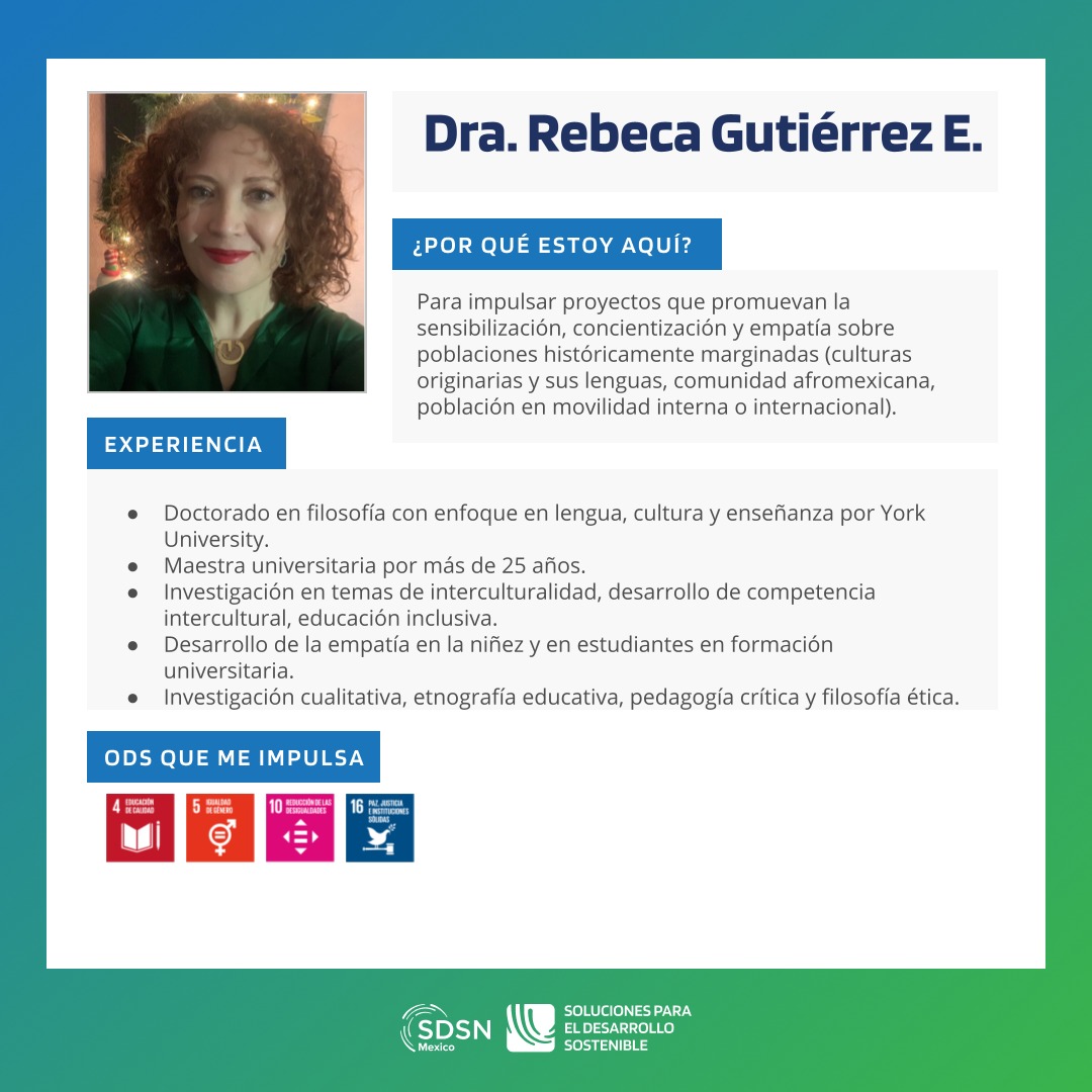 SSeleneMoreno's tweet photo. La Dra Gutierrez está haciendo su parte para alcanzar las metas de Desarrollo Sostenible #ODS
Conoce los ODS ➡️ https://t.co/FXG963rOAv
#ExpertODS #ODS2030
#MujeresQueInspiran https://t.co/dlhTpDvcJ4