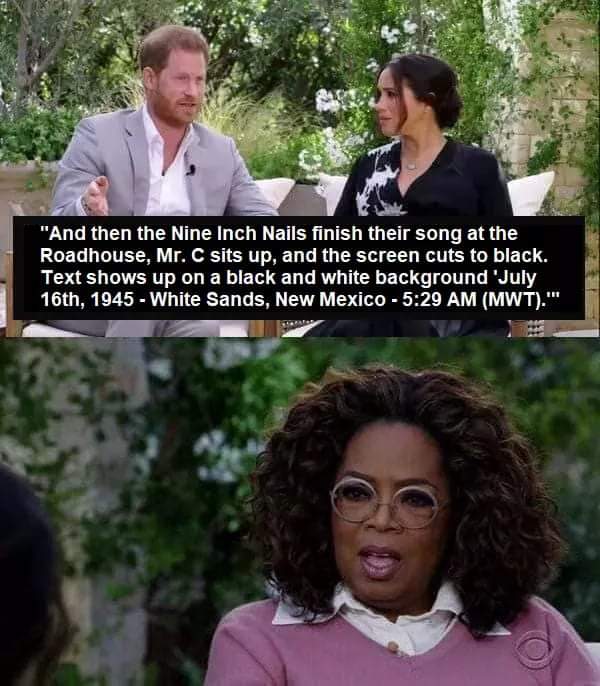 MandyDassa's tweet photo. Harry and Megan be like and Oprah be like https://t.co/aBtpufV0r0