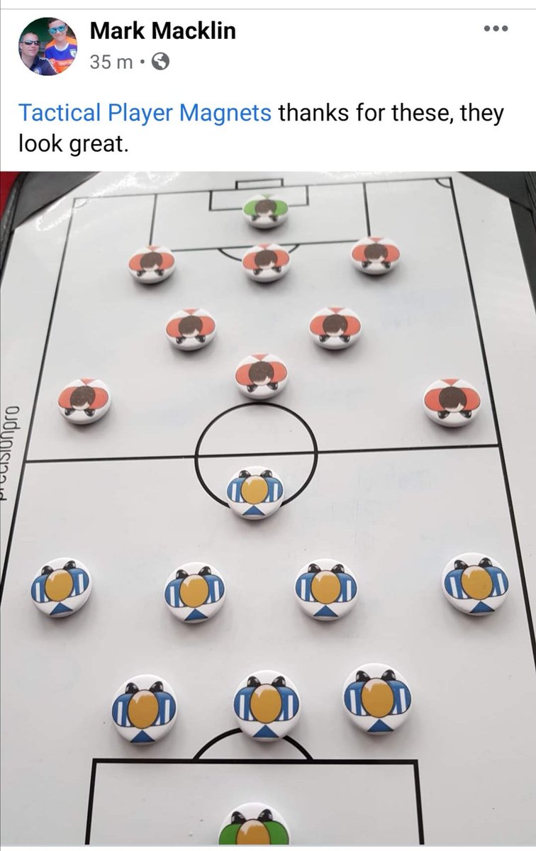 TacticalMagnets's tweet photo. Great feedback👍⚽ https://t.co/5vSyNBuE8M