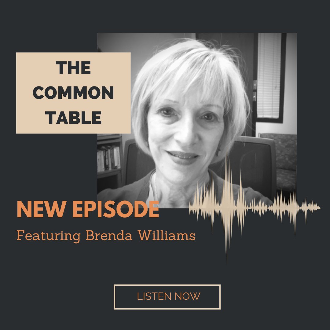 CommonTablePod's tweet image. Pastor Chris is joined by Brenda Williams as they discuss spirituality and daily prayer, getting to being ok with imperfections, and their shared fear of heights - no matter how much barbecue is involved.  Listen now at The Common Table: commontablepodcast.com/episodes/13-br…