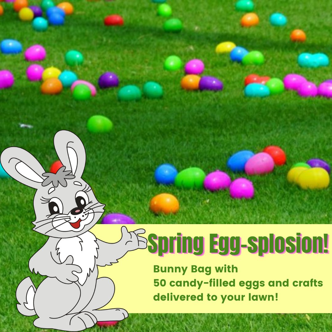 Spring Eggs-plosion!

Spring has sprung! What better way to celebrate Spring than with an Eggs-plosion! The Spring Eggs-plosion event will consist of 50 candy-filled eggs that will be specially delivered to your front lawn on March 30 or March 31. 

bit.ly/381R1bx