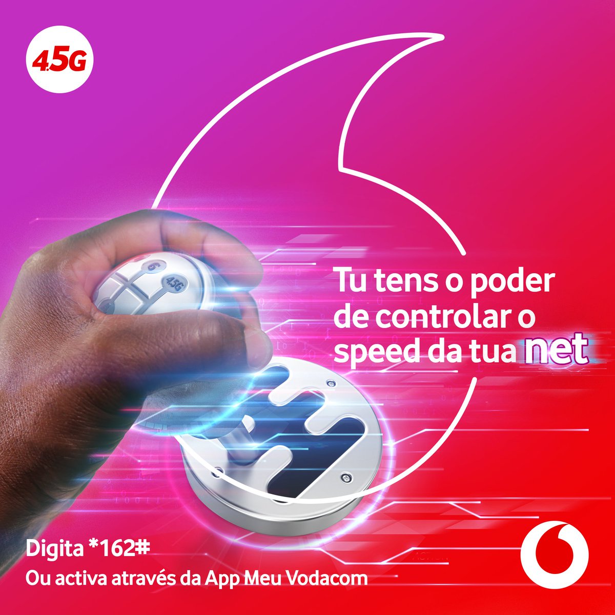 VodacomMz's tweet photo. #VelocidadesDeInternet  

Partilha as tuas fotos no #Twitter, txeka vídeos no #Youtube e bate papo no #Whatsapp enquanto poupas os teus megas.

Digita *162# ou utiliza a #AppMeuVodacom para ajustares a tua Velocidade. É grátis.

https://t.co/EEGUJQoew2

#LigadosTemosTudoBom https://t.co/X6Pp9ZhbuN
