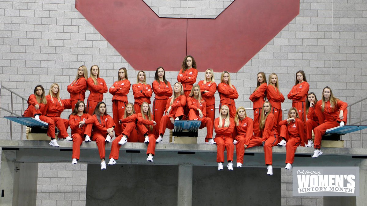 OhioStAthletics's tweet photo. 🙌 Celebrating #WomensHistoryMonth: @OSUSynchro
▪️ Est. 1977
▪️ 32 national championships (current back-to-back-to-back champs!)
▪️ Head coach Holly Vargo-Brown is a five-time U.S. Collegiate Coach of the Year
https://t.co/oozyToBMxY | #GoBuckeyes https://t.co/WR7BDA0opt