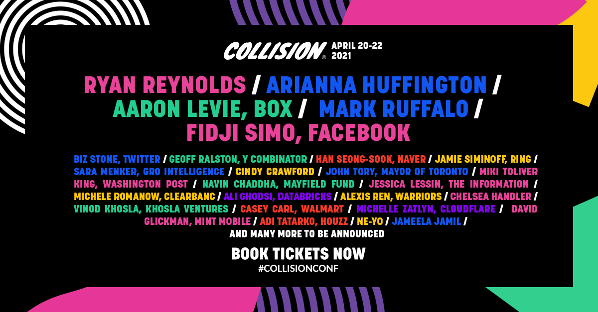CollisionHQ's tweet photo. 📣📣📣

The lineup for #CollisionConf has just dropped 

Join 600+ CEOs, founders, creators, journalists, decision makers, innovators, investors and more at “the Olympics of tech” next month 📱💻  

https://t.co/y4XMHTKgKV https://t.co/EOGpQlG5x3