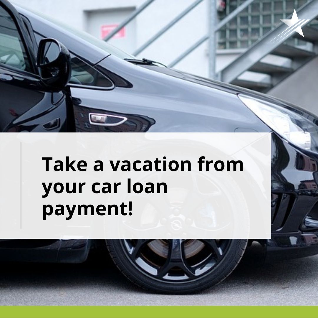 FirstChoice_CU's tweet image. Take a vacation from your car loan payment while enjoying a great rate! You can now enjoy 90 days until your first payment when you choose FCCU to refinance your auto loan.

Check out our auto loan resource center for more information: ecs.page.link/8oyLY