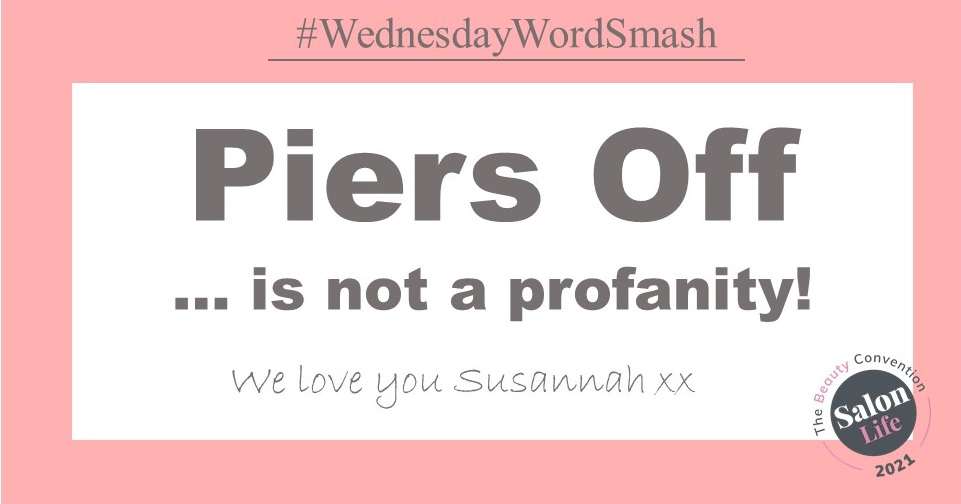 SalonLifeUK's tweet photo. So we've gone a little off-piste with this one as it's not a true #WordSmash ...

... but sometimes the post just write themselves, right?

Follow us for more social fun

#WednesdayWordSmash #GMB #PiersMorgan #SusannahReid https://t.co/WLNRCAKXAd