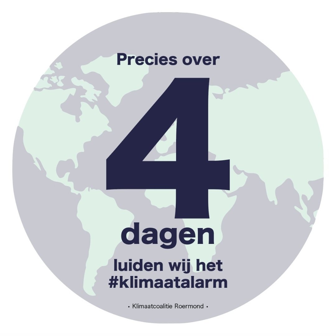 KlimaatalarmRM's tweet image. Nog 4 dagen totdat we door heel Nederland het #klimaatalarm slaan! 
•
Doe jij ook mee voor een eerlijk en daadkrachtig klimaatbeleid? Laat van je horen op 14 maart!
•
Meld je nu aan via klimaatmars2021.nl
#kiesklimaat