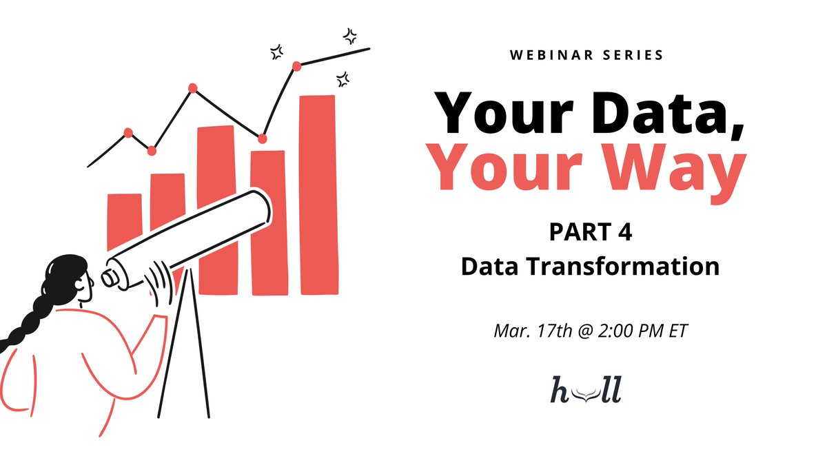 Raw data by itself isn't useful without the ability to turn it into information and insights.

In Part 4, we'll discuss leveling up your marketing with data transformation.

app.livestorm.co/hull-1/your-da…

#customerdataplatform #marketingoperations