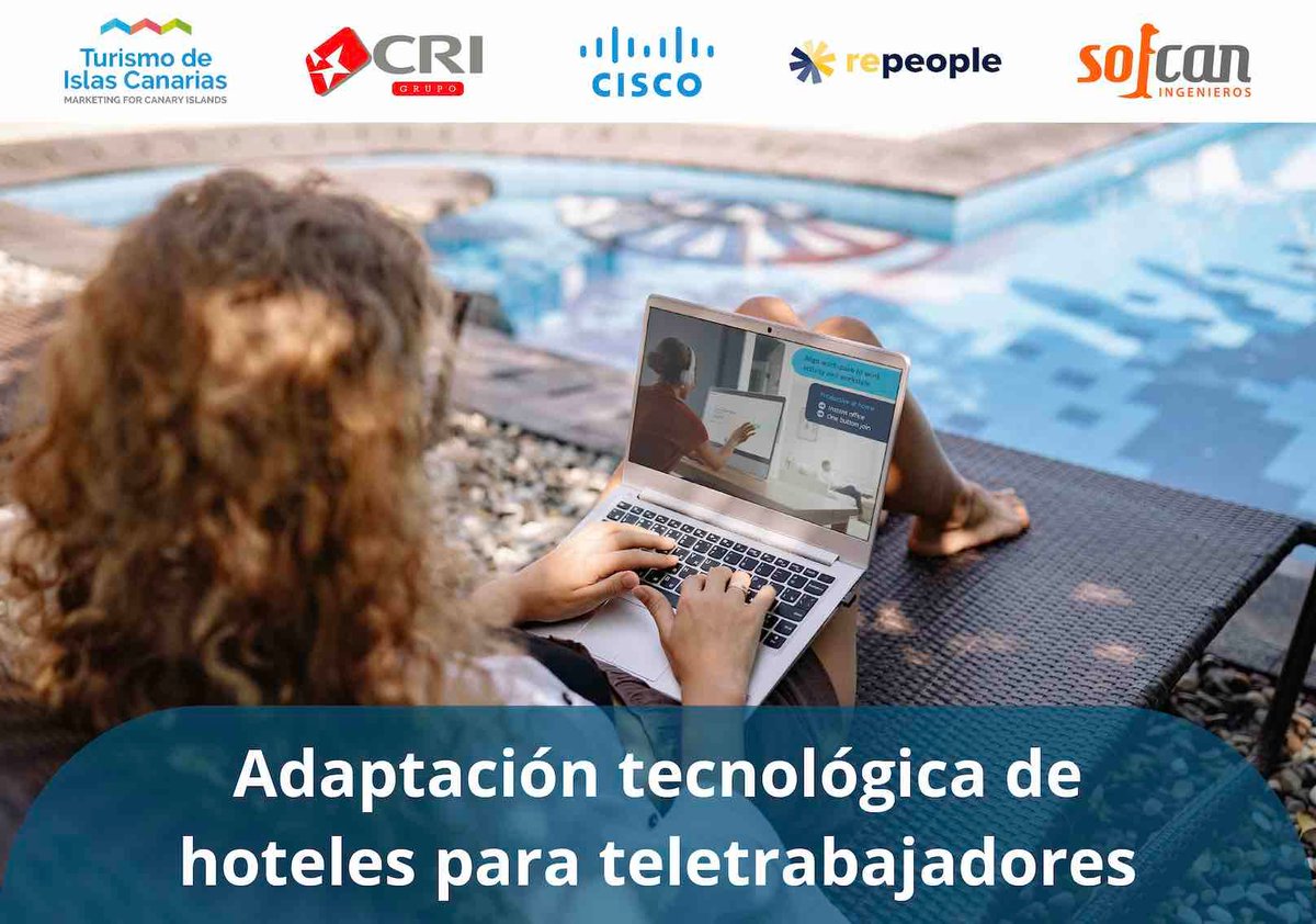 De la mano de <a href="/LpaVisit/">Turismo de Las Palmas de Gran Canaria</a>, nos complace invitarles al primer evento co-organizado por <a href="/Cisco/">Cisco</a>, Sofcan Ingenieros y #RePeopleCo, donde compartiremos las nuevas oportunidades que ofrece el segmento de #teletrabajadores para la industria turística. Registro buff.ly/3by6baJ