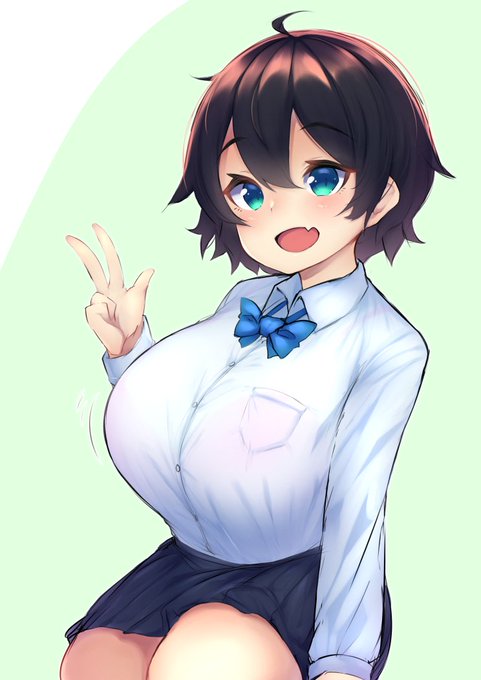 ブラも制服も壊れるおっぱい大きい女の子 