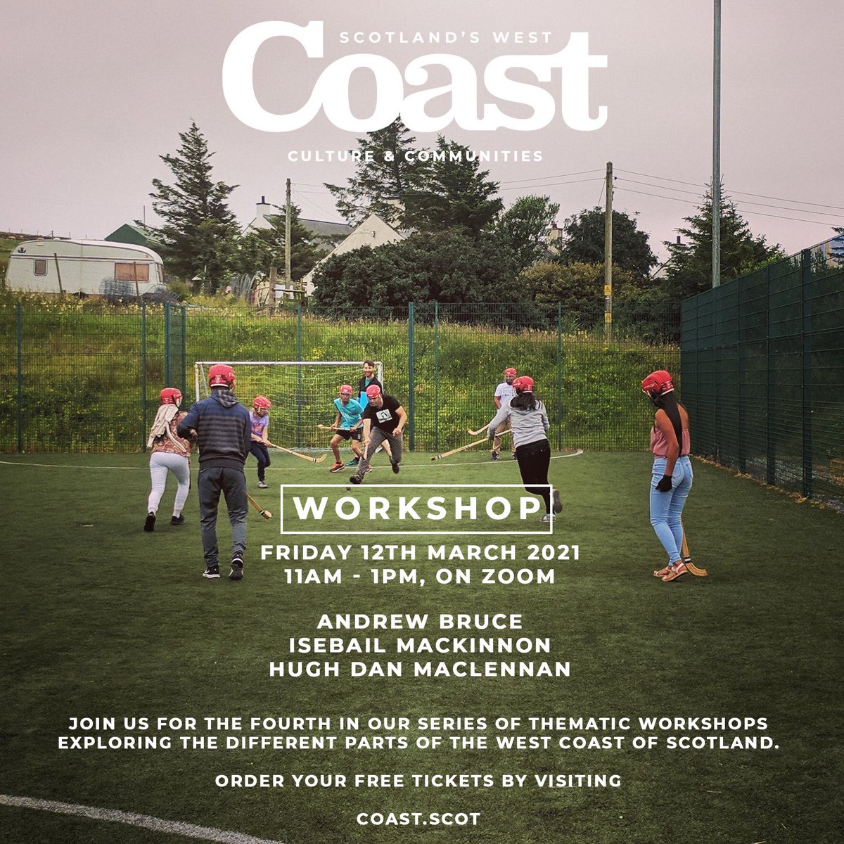 CoastScot's tweet photo. This Friday's @CoastScot workshops are on Culture + Communities (11am-1pm) + the Outer Hebrides (2-4pm) 

These are the 7th + 8th, respectively, in our workshop programme focusing on the themes + regions of the west coast of #Scotland 

FREE tickets here: https://t.co/hSv4Da8kQt https://t.co/ZHVPdmuIPG