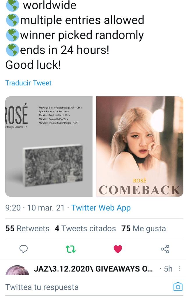 Amaryss_Yruh's tweet photo. @dduddurosie @BLACKPINK
#ROSE #goneontheground
#Rosesoloiscoming #OnTheGroundinTwoDays
#roseTT
#Gone
@LACAR0LI @El_Traslador @multifranck77 https://t.co/ct547gr4ET
