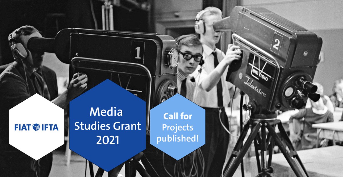 Do you have a good scientific research proposal, based on research in radio or television archives? The FIAT/IFTA Media Studies Grant is here for you. This year's Call for Projects has just been published. All information is available here: fiatifta.org/index.php/2021…