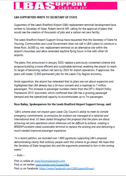 SupportLba's tweet image. LBA SUPPORTERS WRITE TO SECRETARY OF STATE

Our latest press release in full can also be found here