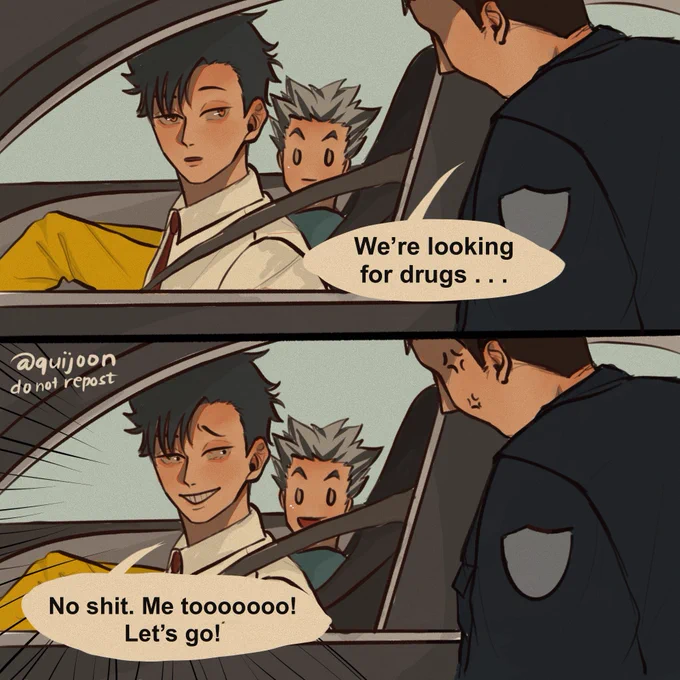 Jail party ft. BoKuroo

Thats Daichi btw cuz yknow...
#haikyuu 