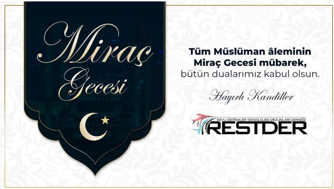 Milletimizin ve tüm İslam aleminin #MiraçKandili mübarek olsun.