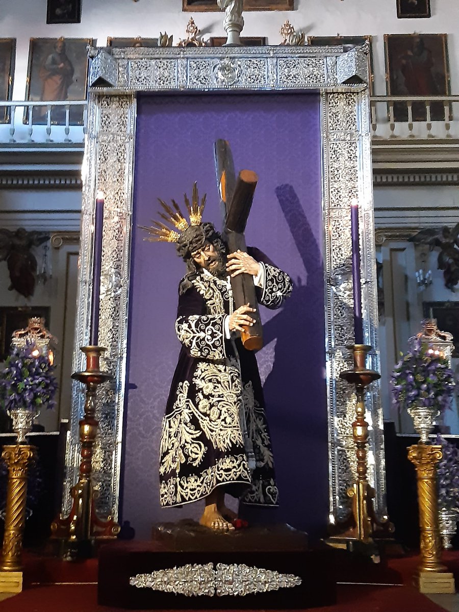 HdadEsperanza's tweet photo. "Tuyo es el Poder y la Gloria por siempre Señor".
Así nos recibe Nuestro Padre Jesús del Gran Poder en Santa Ana en el XXV Aniversario de su Bendición y primer día de Quinario. #XXVAniversarioGranPoderGranada #DivinoPoder #Granada https://t.co/v87zv934tP