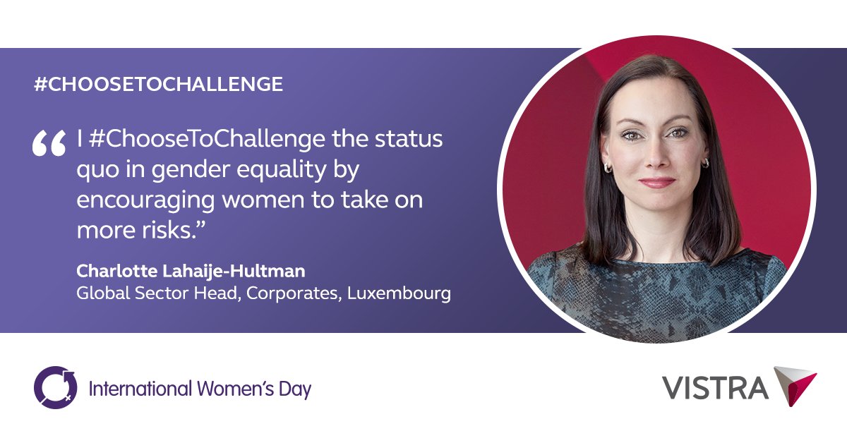 We continue to hear from our colleagues this week in honour of International Women’s Day. Today, Charlotte Lahaije-Hultman shares her views on what this year’s #IWD theme #ChooseToChallenge means for her. #IWD2021