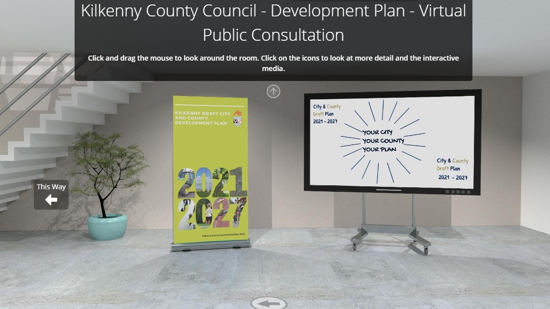 There's still time to contribute to the <a href="/KilkennyNotices/">Kilkenny County Council</a> Development Plan. They have produced a virtual public consultation room to make contributing more engaging and accessible. 
bit.ly/3varve3