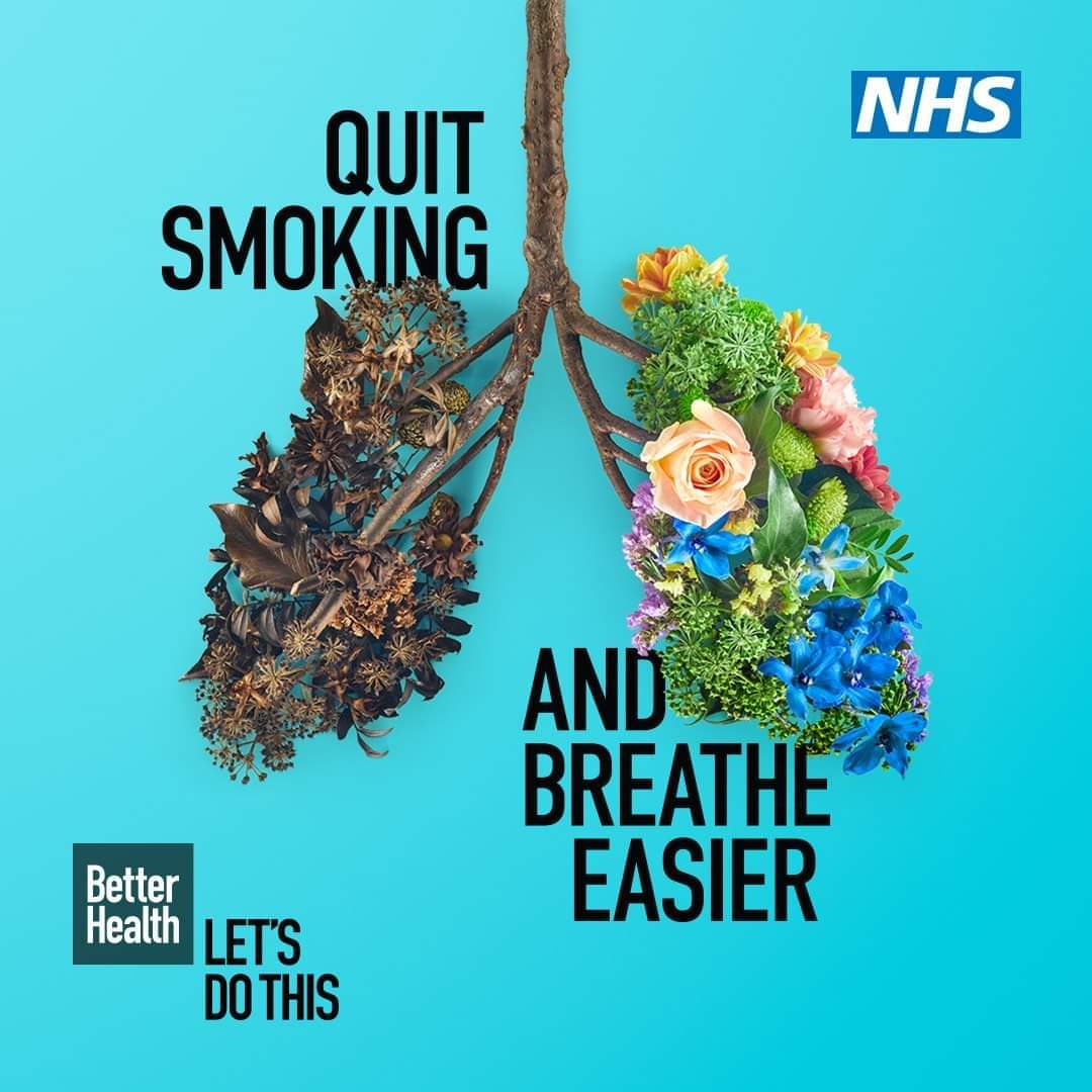 New evidence shows quitting IMPROVES mental health and YOU can actually enjoy LESS stress and anxiety in just 6 weeks by quitting smoking. Make today your first smoke-free day and feel your mood lift in a few weeks.

#NoSmokingDay 

nhs.co.uk/smokefree for advice and support.