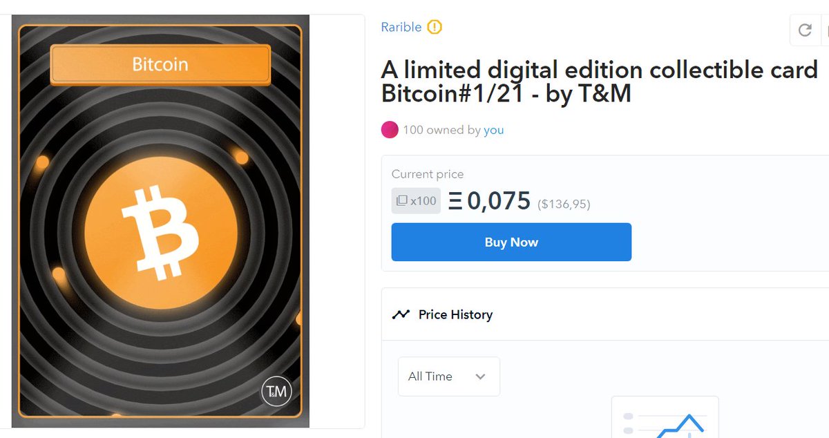 TMBlockchainAr1's tweet photo. Oh, what a beginning to 2021! Can't say we have been active, but despite the difficulties we have silently been grinding forward and working! Proud to announce our second card is out, minted on Rarible and also available also on OpenSea! 
#DeFi #art #Blockchainart #NFT #cryptoart https://t.co/vZmbDMzpsg