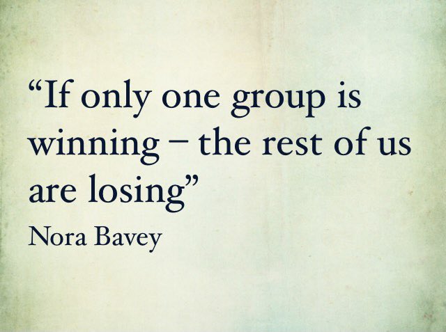 “If only one group is winning – the rest of us are loosing” - quote by Nora Bavey #witswe2021 #tech #inclusion <a href="/norabavey1/">norabavey</a> #ux