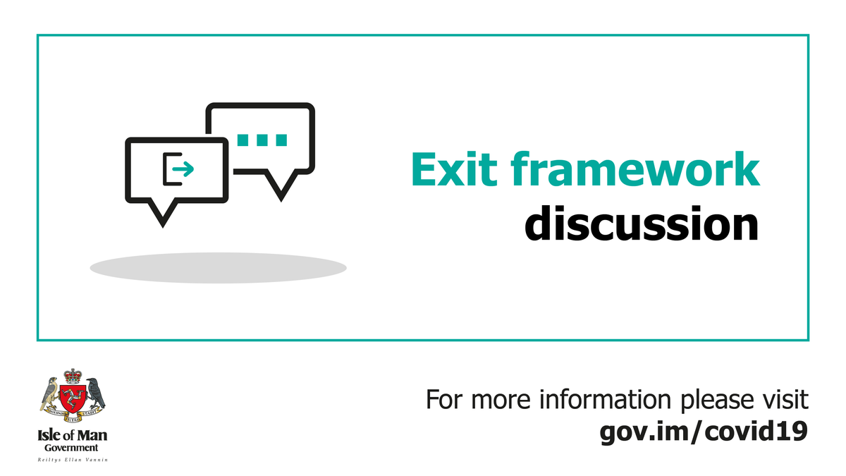 James Davis will host an exit framework discussion with Mark Lewin, Chief Executive of the Department for Enterprise and Dr Henrietta Ewart, Director of Public Health today at 5pm. You can watch through our social accounts or by clicking here: youtu.be/xmNp3Vl2S1Q