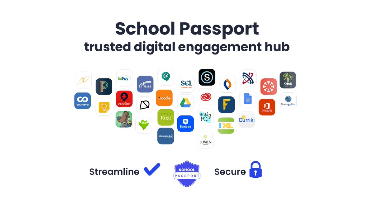 SchoolDayInc's tweet photo. #SchoolPassport 2.0 is the first of its kind school-centric #trusteddigitalengagementhub that empowers schools to govern the exchange of student, staff, & parent PII data with SaaS vendors. Watch our video https://t.co/est8SHwwuD
#onlinesafety #SchoolAppStore #studentdataprivacy https://t.co/B8jtm3O3j2