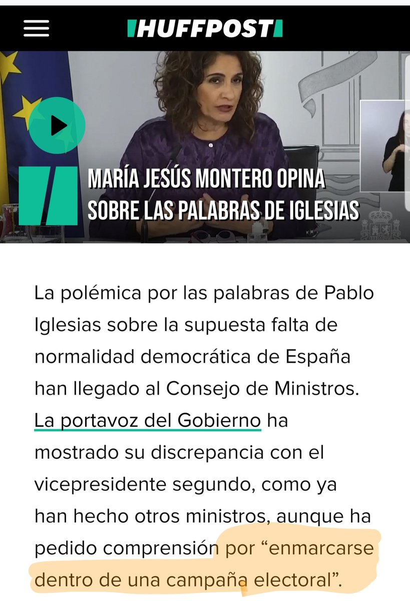 aerjd1's tweet photo. @RamonMateos30 @salvadorilla Lo explicó muy bien la ministra Montero: https://t.co/3sO2gEh4IH