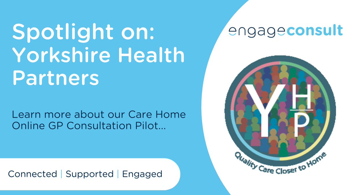 engagehealth's tweet image. We're so proud of our friends at @YHPLtd who are finalists in the @leading1health Awards in the Excellence in Innovation category. Go Team! ICYMI, read about this exciting pilot scheme here ➡️ ow.ly/IfA450DHzn8
#awards #engageconsult #onlineconsultation #digitalhealthcare