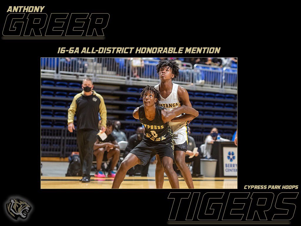 <a href="/CyParkHoops/">CyPark Tiger Hoops</a> <a href="/CypressParkHS/">Cypress Park HS</a> <a href="/CyParkAthletics/">Cy Park Athletics</a> @AnthonyGreerII