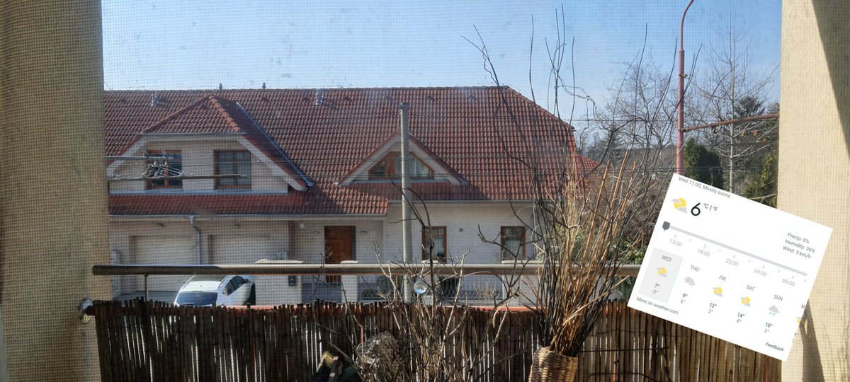 Matahari ngejreng bersinar cerah ceria, tapi.. tengok temperatur luar, males kluar rumah.