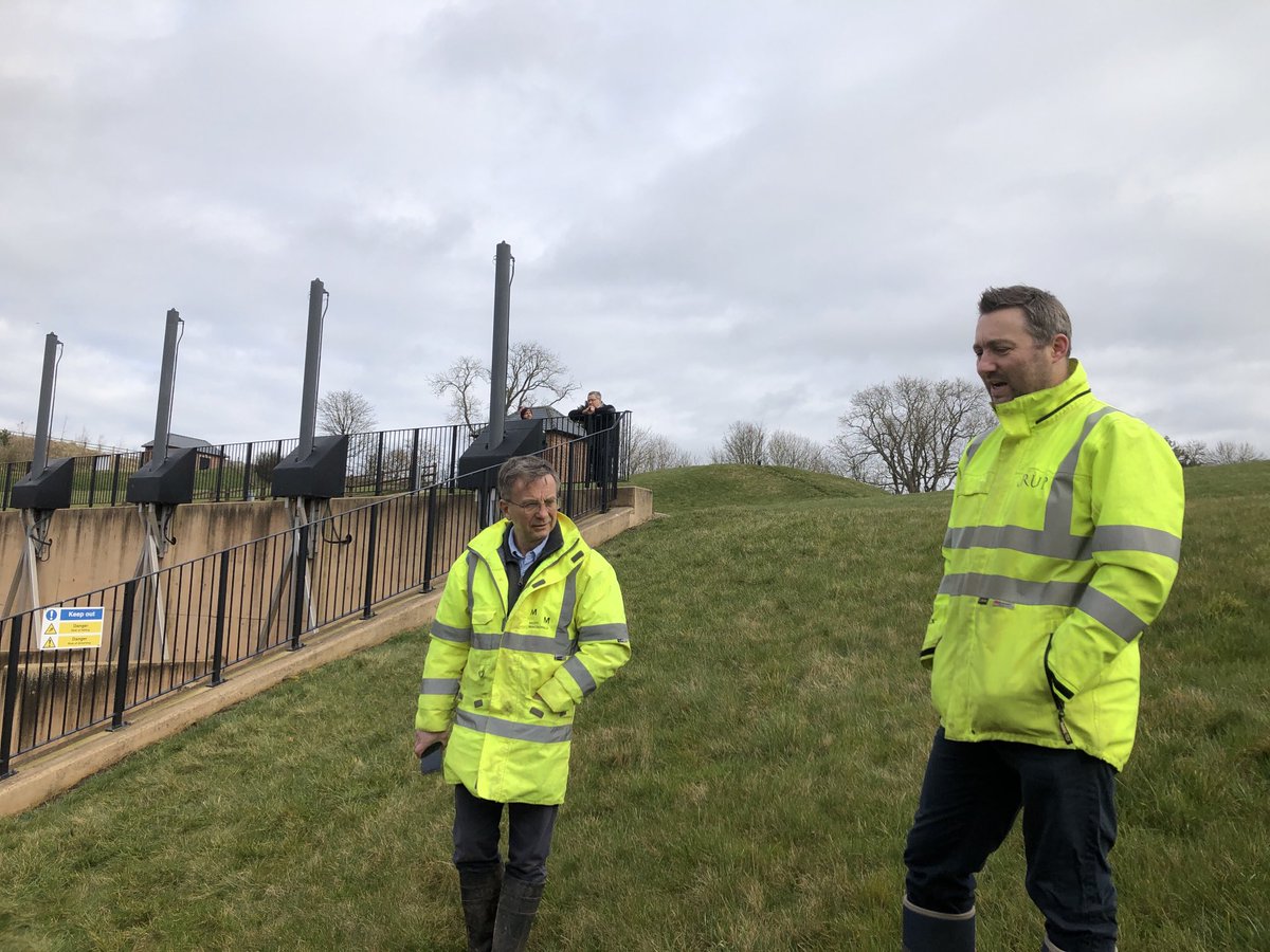 markchapmanEA's tweet photo. Out with the AP Team at #Mitford Dam #Morpeth. This #Reservoir was in excellent condition, well maintained, great work by the local Field Teams! This reservoir is visited twice per year by independent panel engineers who make recommendations on how we should maintain it. https://t.co/I52vmIWTol