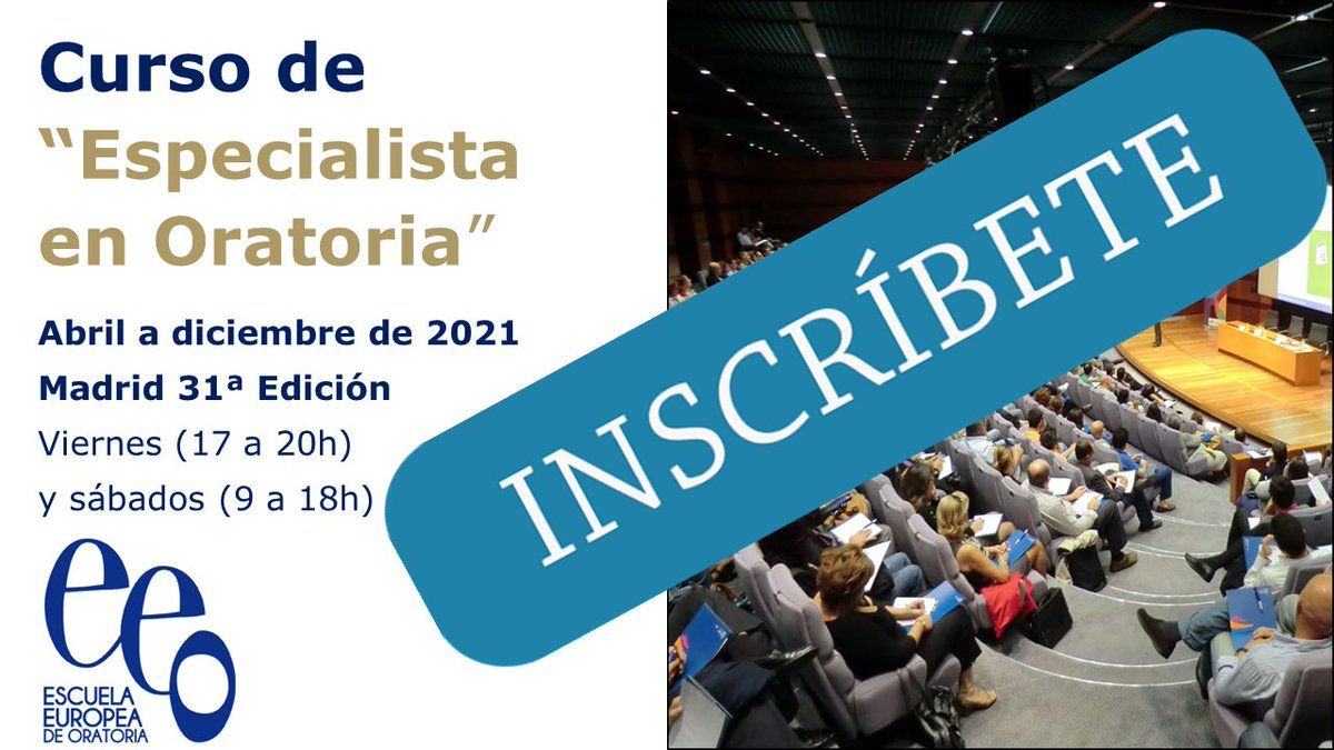 EOratoria's tweet image. Nuestra gran experiencia nos hace ser  líderes como centro de formación en #hablarenpúblico. Si quieres dar un paso adelante en tu comunicación tanto personal como profesional, llámanos.
Grupos reducidos, #protoco #Covid19 
 #LíderesenHablarenPúblico #LíderesenOratoria