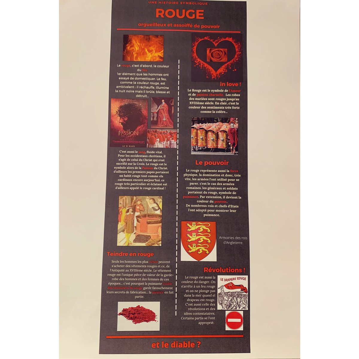 CdiCite's tweet photo. Sélection d’ouvrages rouge autour d’une infographie sur le rouge... https://t.co/tWGUdoKIOa