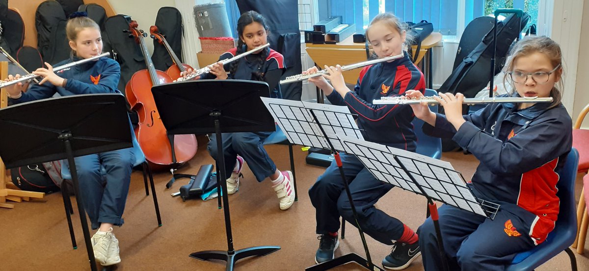 Welcome back, Flute Ensemble - we've missed you!