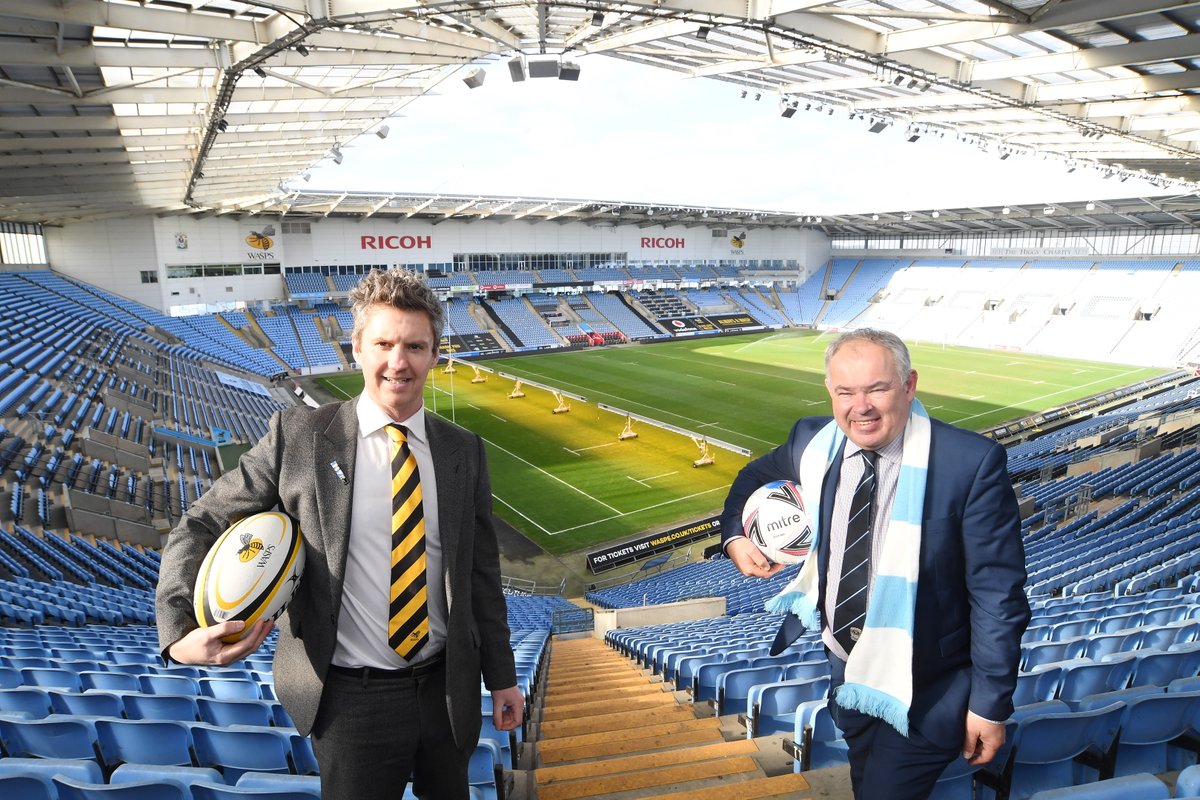 Wasps Group and Coventry City Football Club have agreed a new deal for the Sky Blues to return to Coventry to play their home games at the Ricoh Arena. Read the full story at bit.ly/3qrXUt2.

#CCFC #ricoharena #wasps