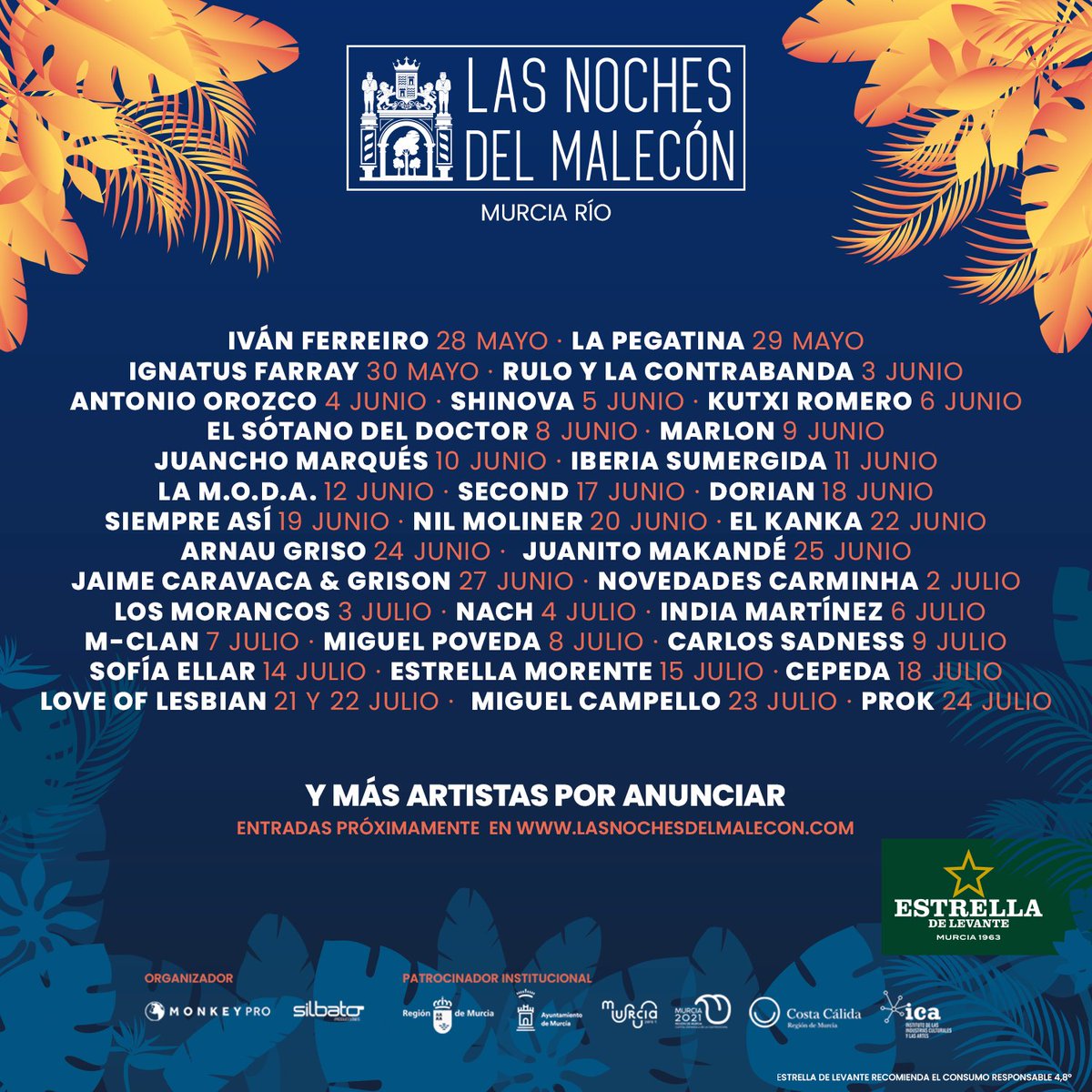 ¡Ya está aquí el adelanto del cartel de nuestra tercera edición!

Las entradas se pondrán a la venta a partir de la semana que viene en nuestra web. Os comunicaremos los días de venta de cada artista con antelación, no os preocupéis.