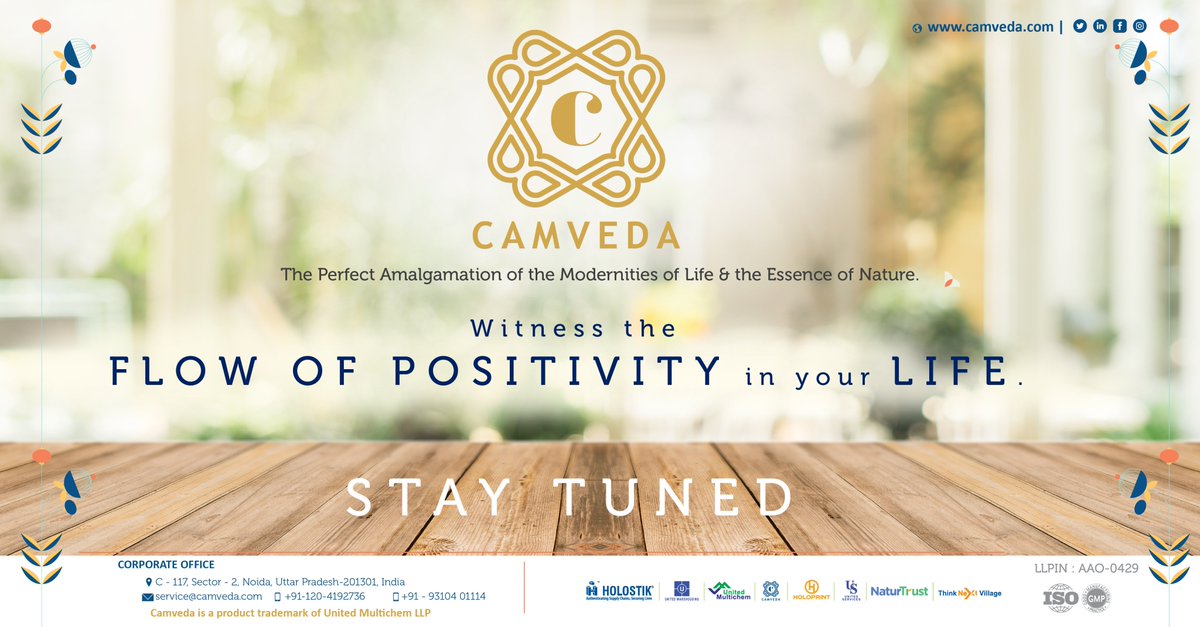 UnitedMultichem's tweet photo. Now is the time to try something new and pure. Ready to know what it is? Stay tuned... It's almost here! 1 Day To Go! #camveda #holostik #unitedmultichem #life #essence #nature #positivity #1daytogo https://t.co/e9gYIqCKwc