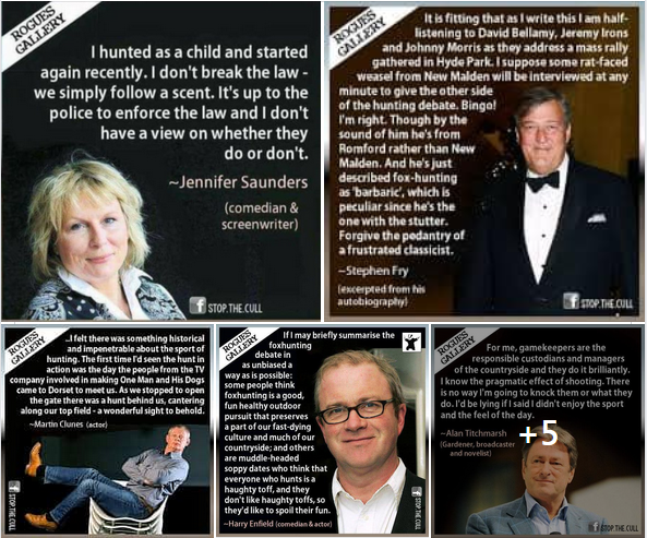 TheAgentMaddi's tweet photo. Rogues' Gallery. A depressing reminder of some more who, behind the smiles, really don't care.
#HuntingAct #strengthentheban #foxhunting https://t.co/RpqTaiNhjS
